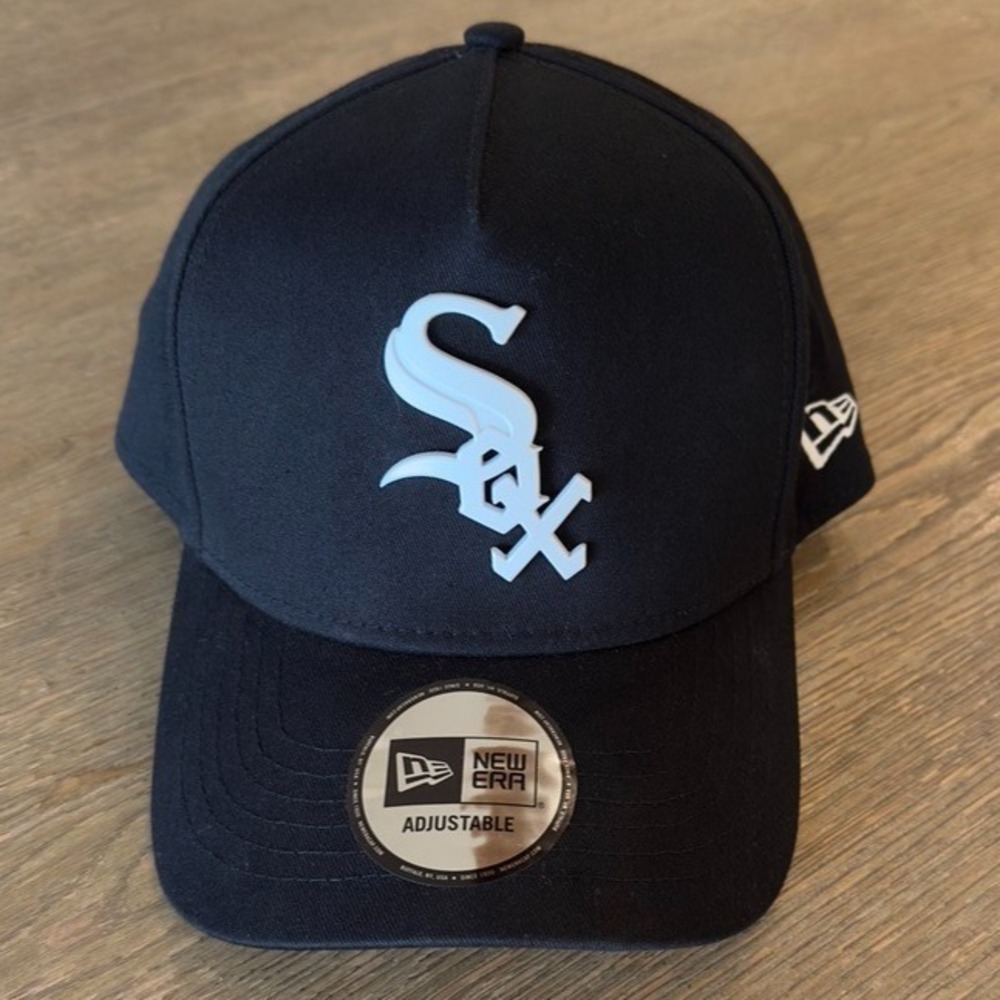 New Era Chicago‎ White Sox 9FORTY A-Frame Snapback Clubhouse Cap-SILICONE LOGO